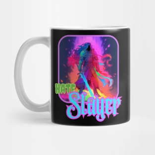 Rainbow Pride HATE SLAYER T-Shirt Mug Coffee Mug Apparel Hoodie Sticker Gift Mug